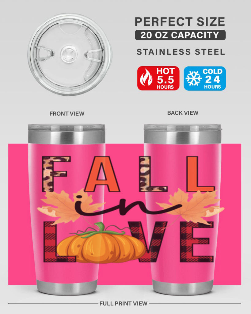 Fall in Love 104#- fall- Tumbler
