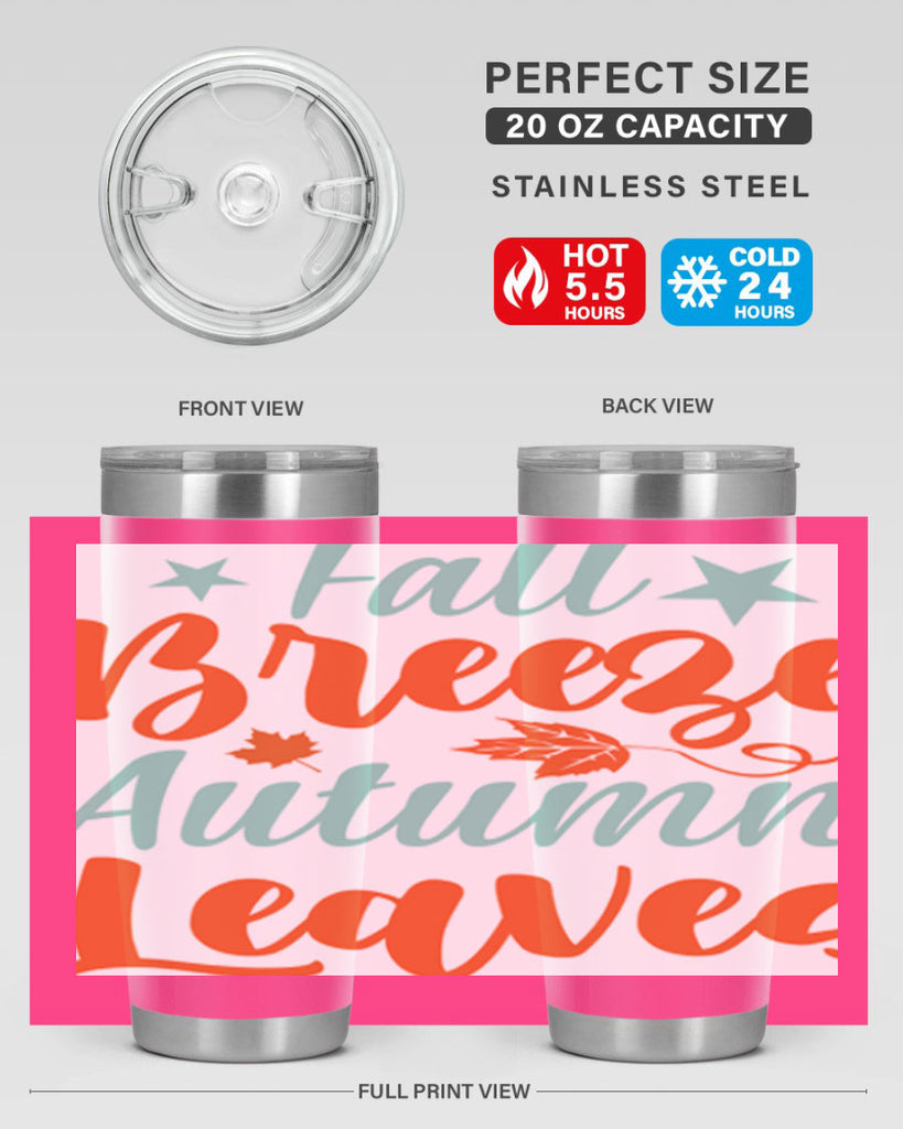 FallBreezeAutumnLeaves 147#- fall- Tumbler