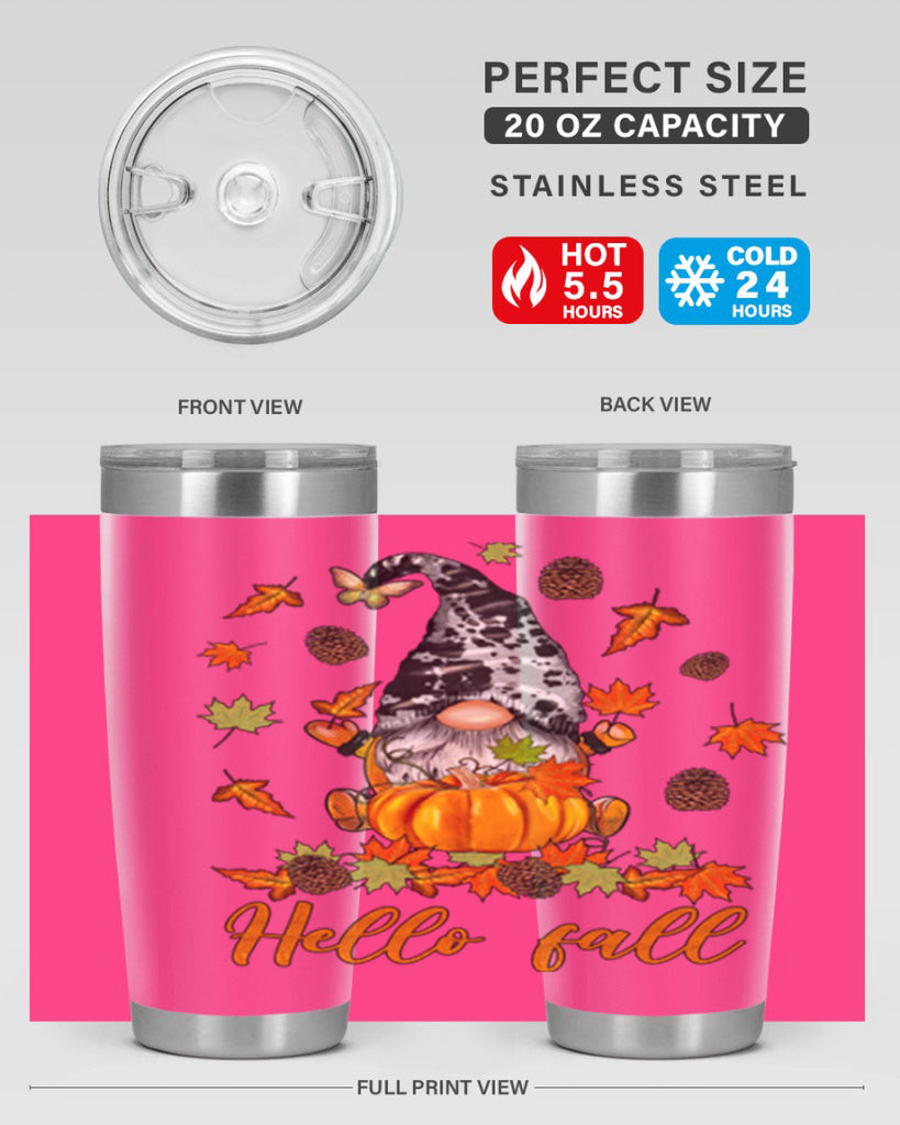 FallGnomeHelloAutumn 150#- fall- Tumbler
