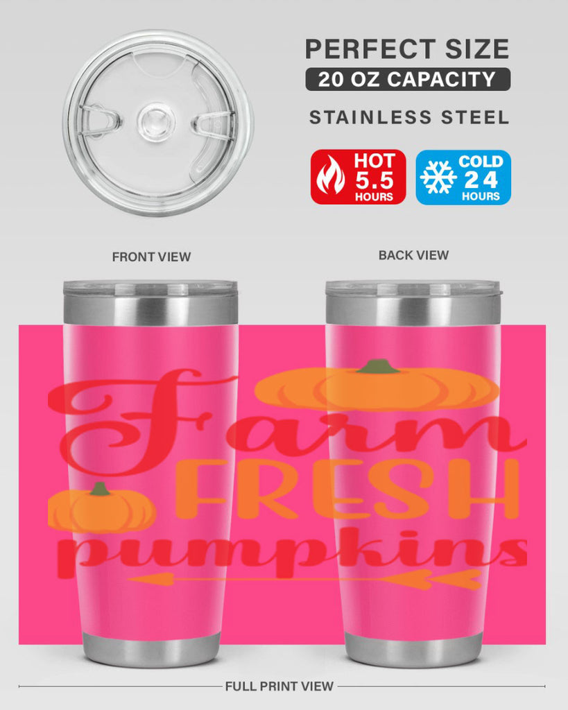FarmFreshPumpkins 177#- fall- Tumbler