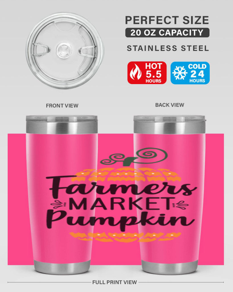 Farmersmarketpumpkin 179#- fall- Tumbler
