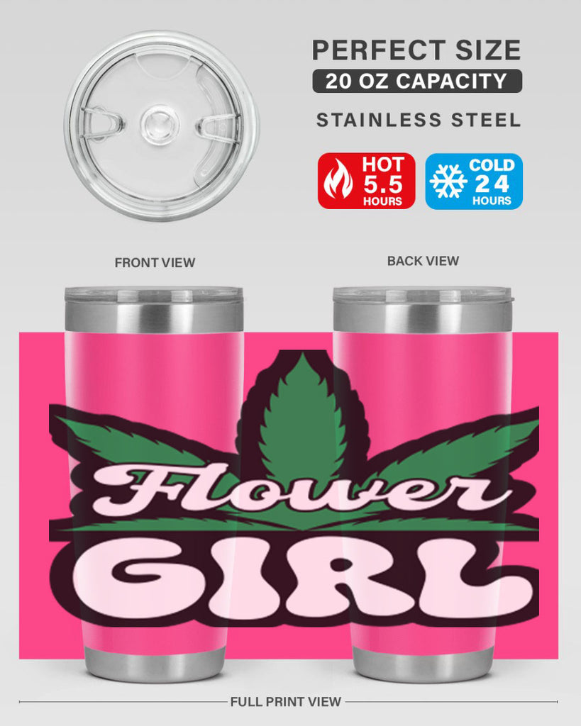 Flower girl 85#- marijuana- Tumbler