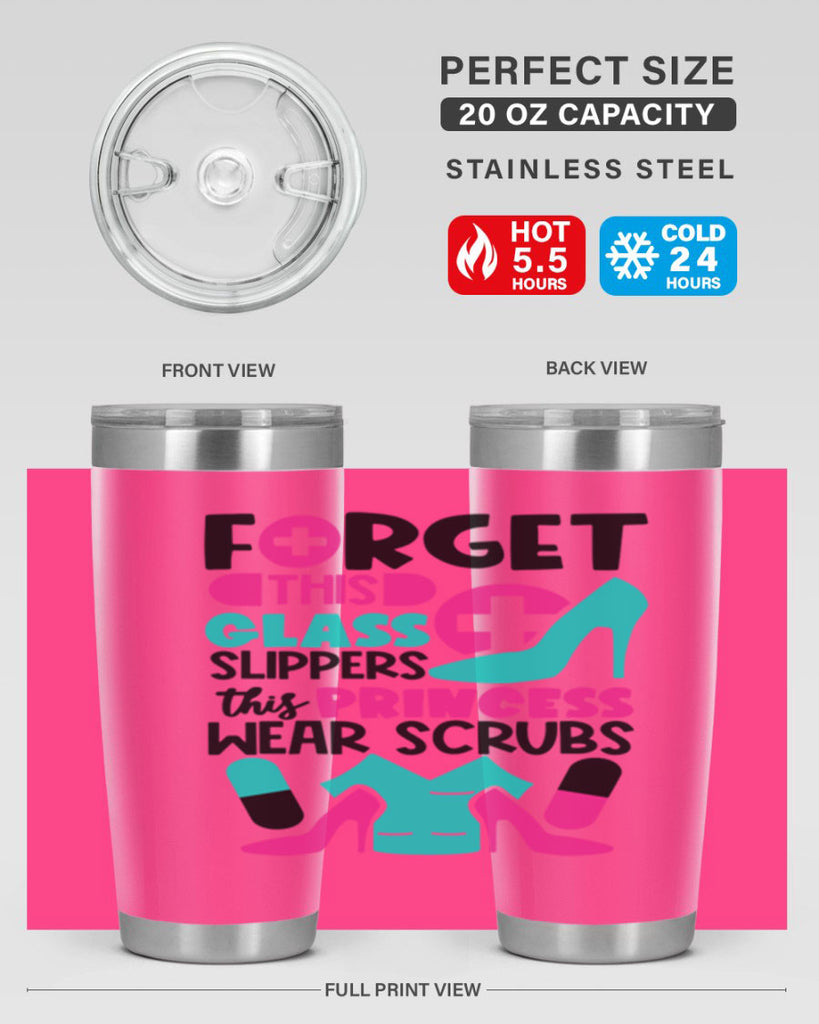 Forget This Glass Slippers This Princess Wear Scrubs Style Style 185#- nurse- tumbler