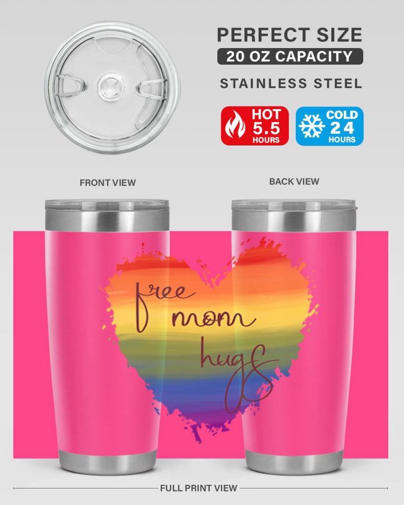 Free Mom Hugs Rainbow Pride Lgbt Png 35#- lgbt- Tumbler