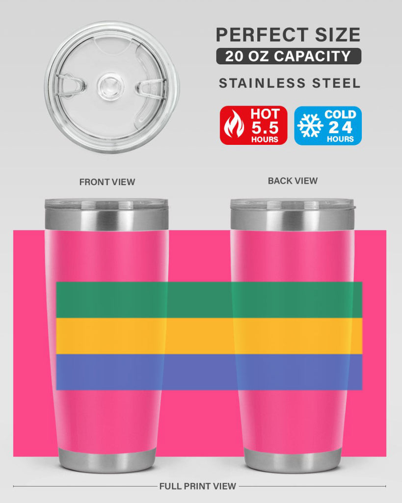 Gabon 136#- world flags- Tumbler