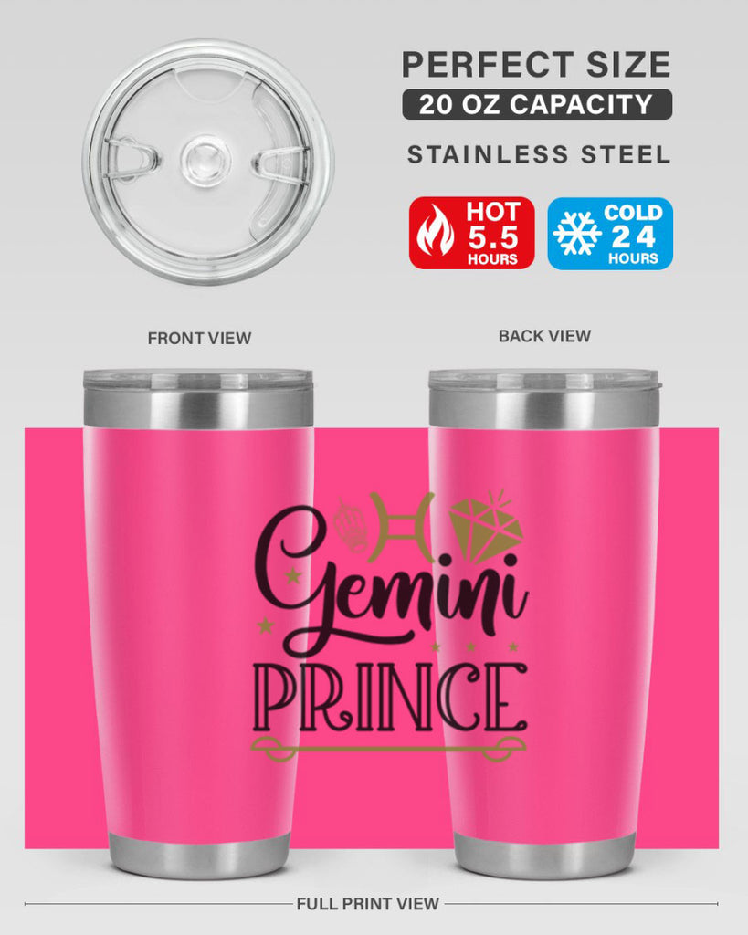 Gemini prince 229#- zodiac- Tumbler