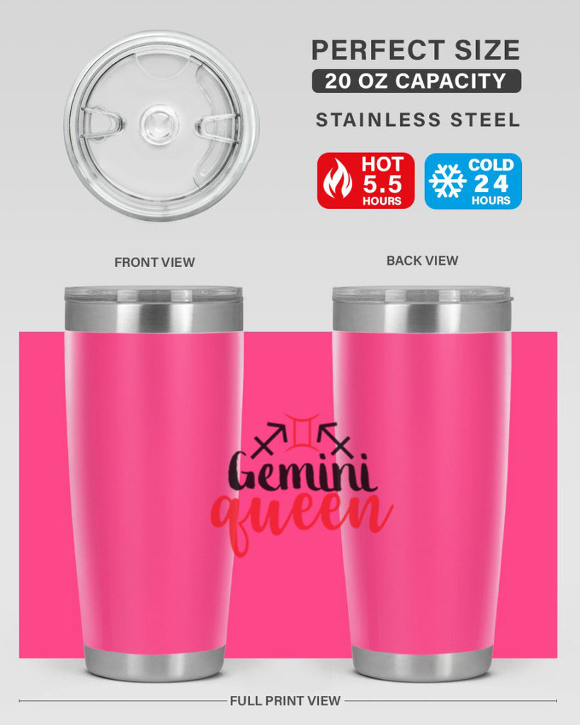 Gemini queen 215#- zodiac- Tumbler