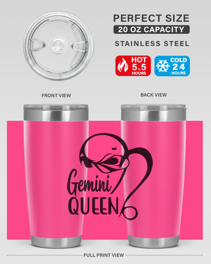 Gemini queen 231#- zodiac- Tumbler