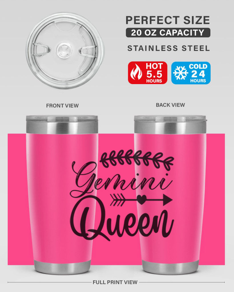 Gemini queen 232#- zodiac- Tumbler