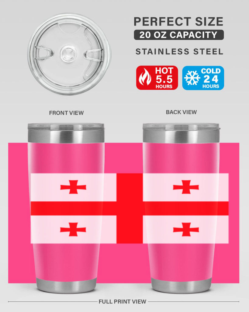 Georgia 134#- world flags- Tumbler
