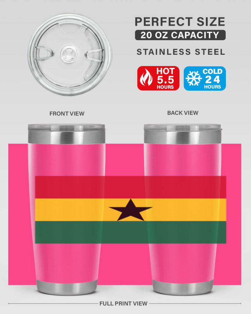 Ghana 132#- world flags- Tumbler