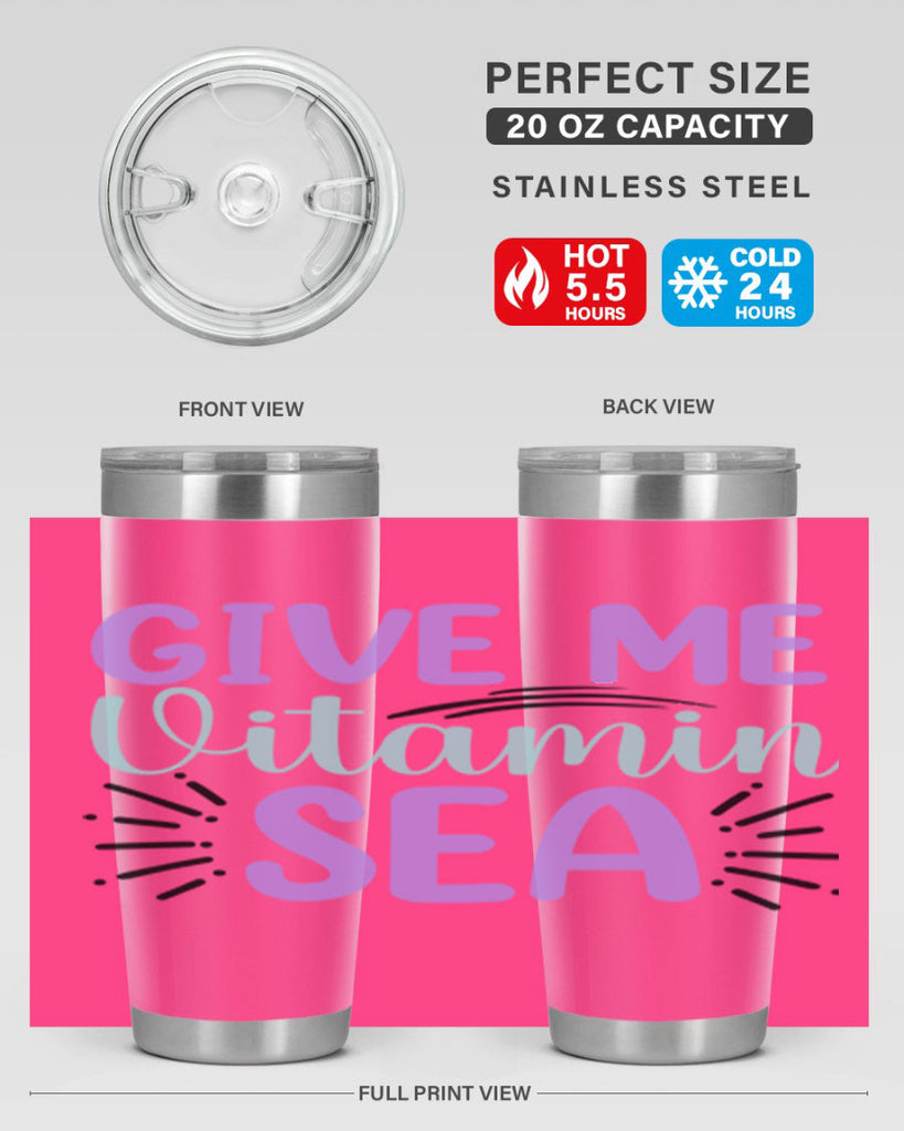 Give Me Vitamin Sea 189#- mermaid- Tumbler