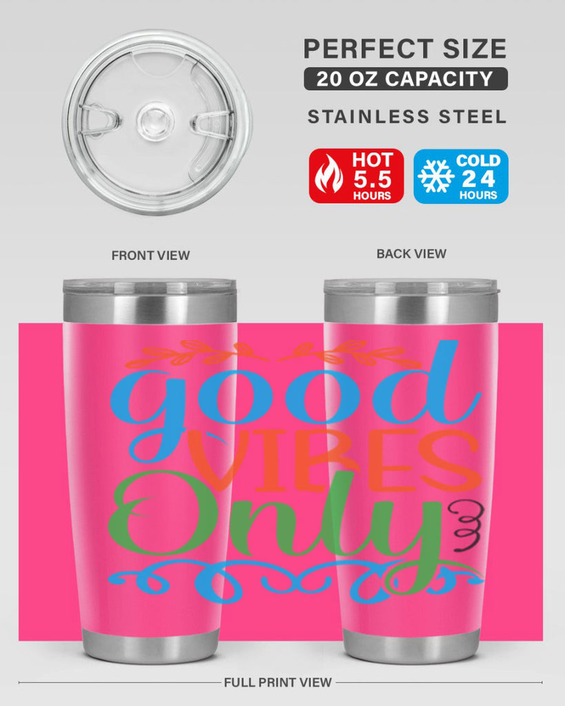 Good Vibes Only 198#- mermaid- Tumbler