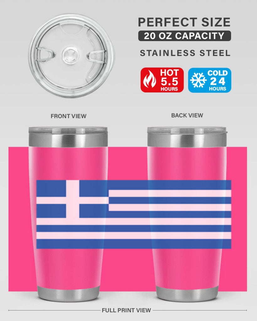 Greece 131#- world flags- Tumbler