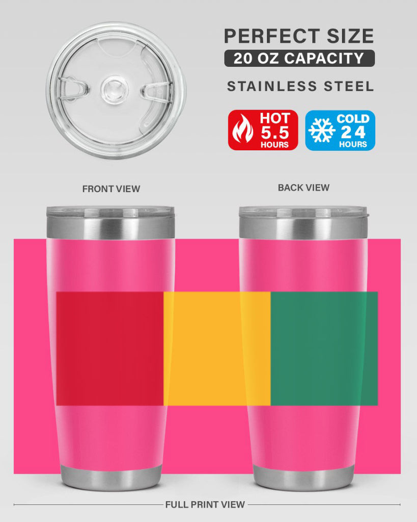 Guinea 127#- world flags- Tumbler