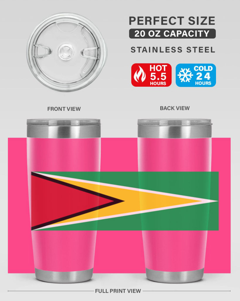 Guyana 126#- world flags- Tumbler