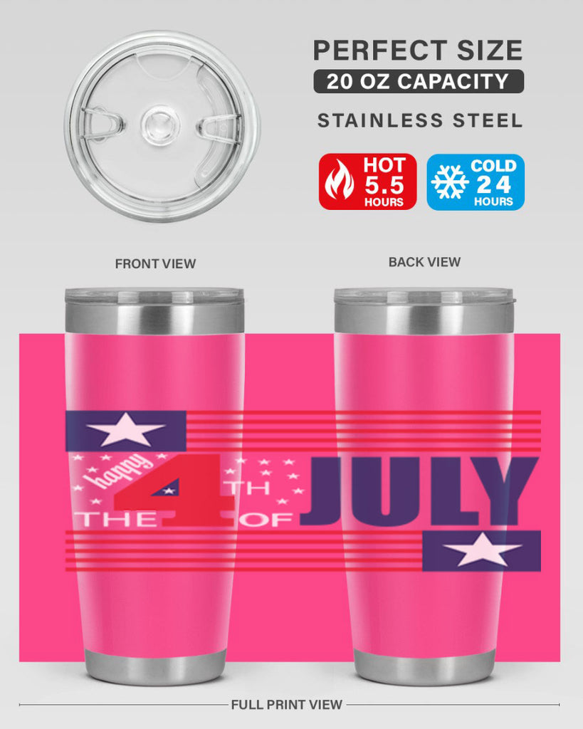 Happy th july Style 100#- Fourt Of July- Tumbler