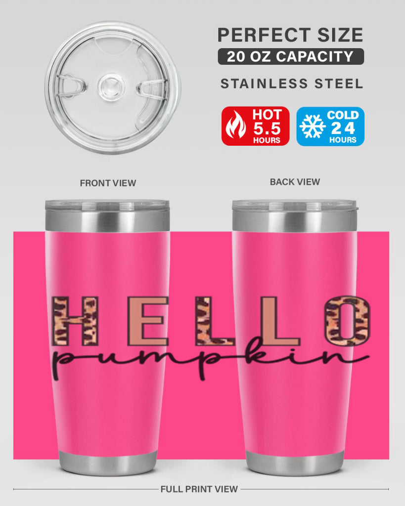 Hello Pumpkin Fall 291#- fall- Tumbler