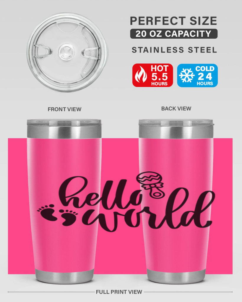 Hello World Style 90#- baby- tumbler