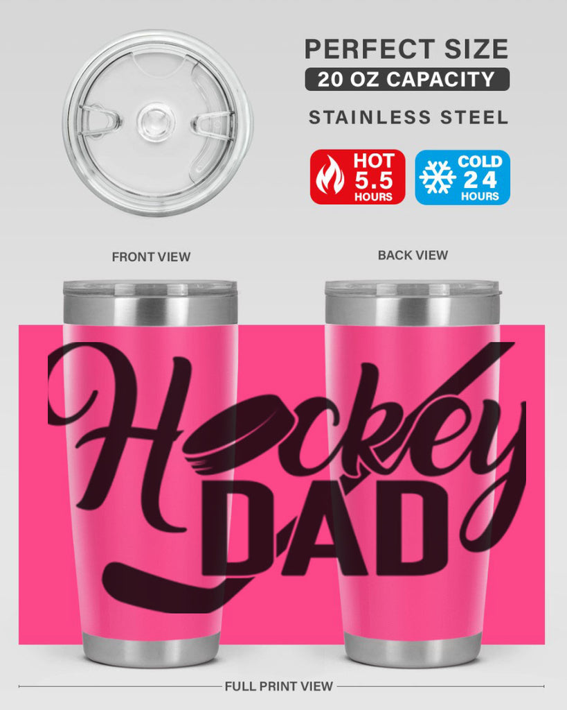 Hockey dad 1188#- hockey- Tumbler