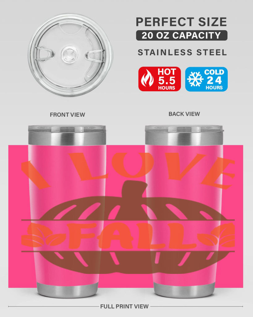 I Love Fall 337#- fall- Tumbler