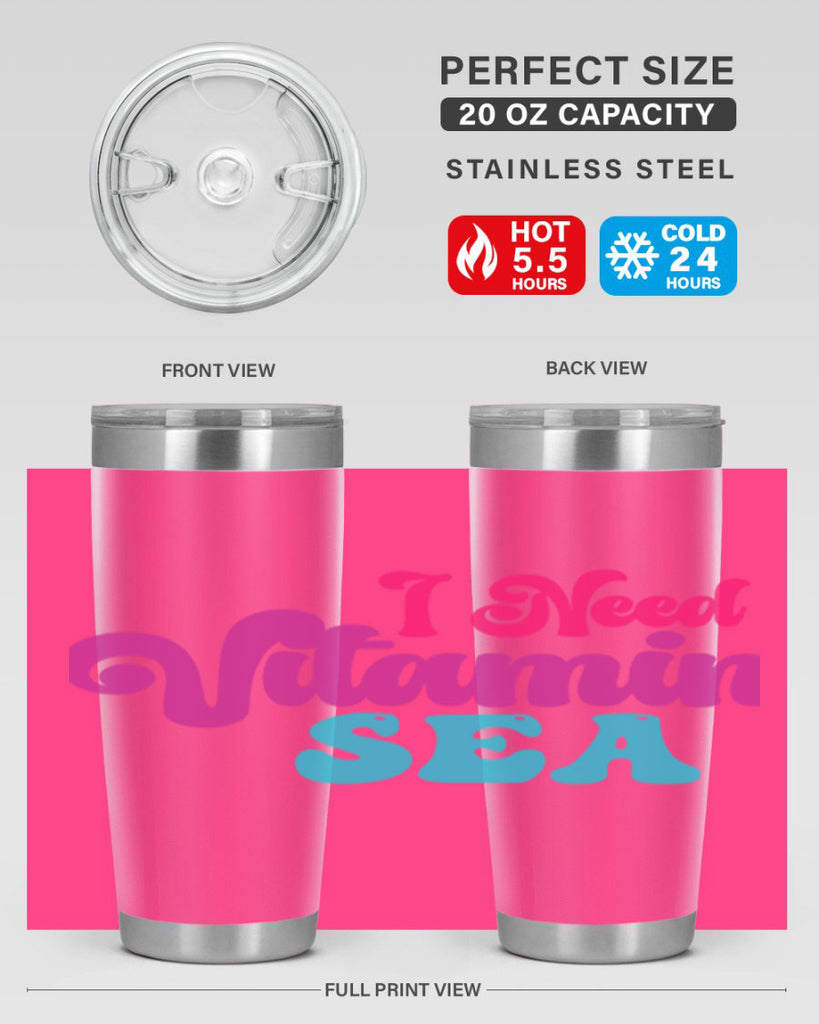 I Need Vitamin Sea 217#- mermaid- Tumbler