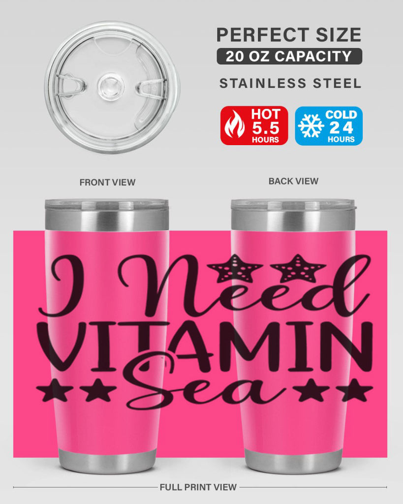 I Need Vitamin Sea 232#- mermaid- Tumbler