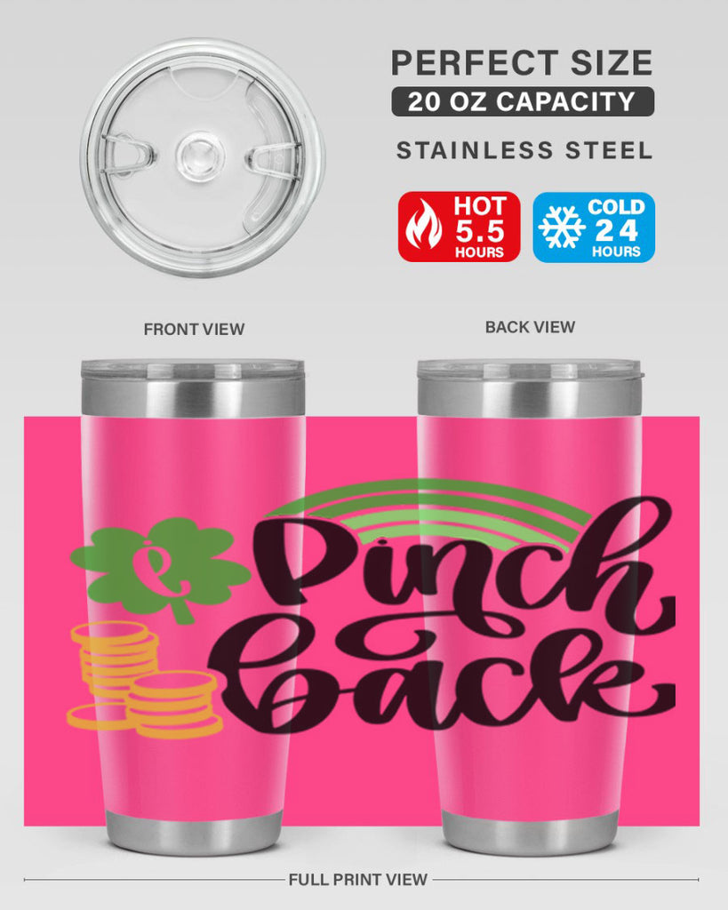 I Pinch Back Style 86#- St Patricks Day- Tumbler