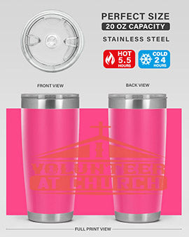 I Volunteer At Church Style 47#- volunteer- Tumbler