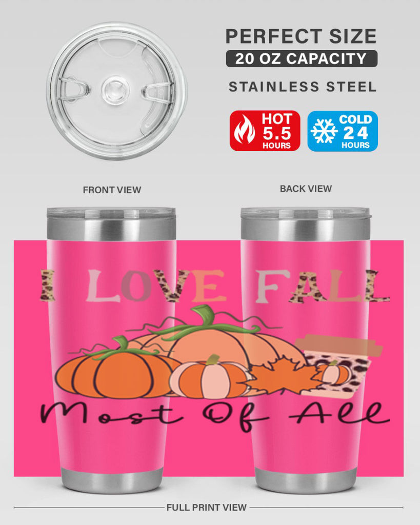 I love fall most of all 326#- fall- Tumbler