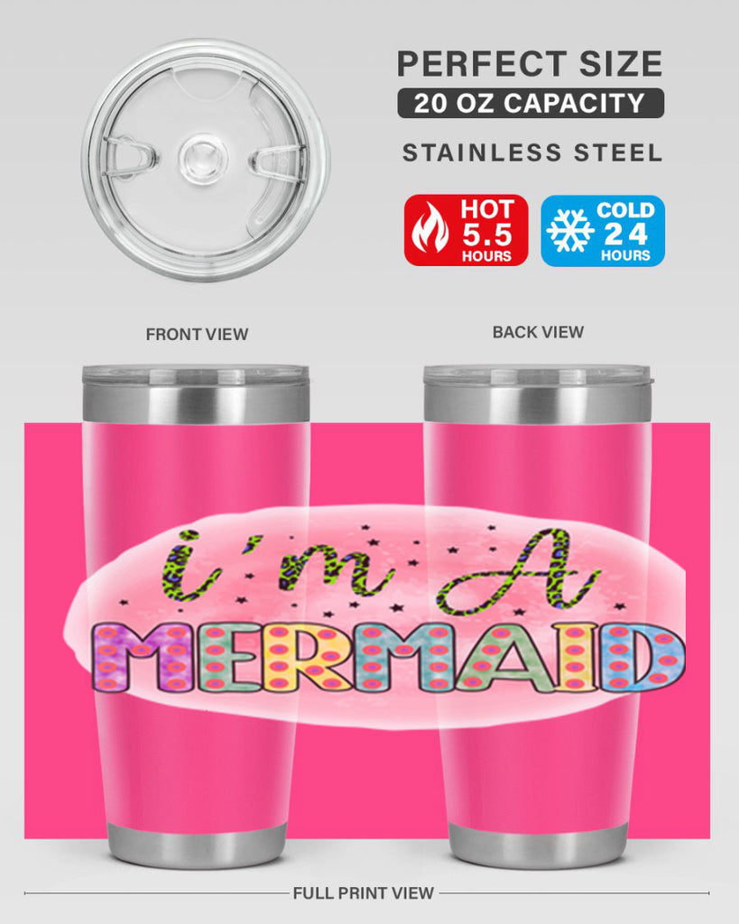 Im A Mermaid 255#- mermaid- Tumbler