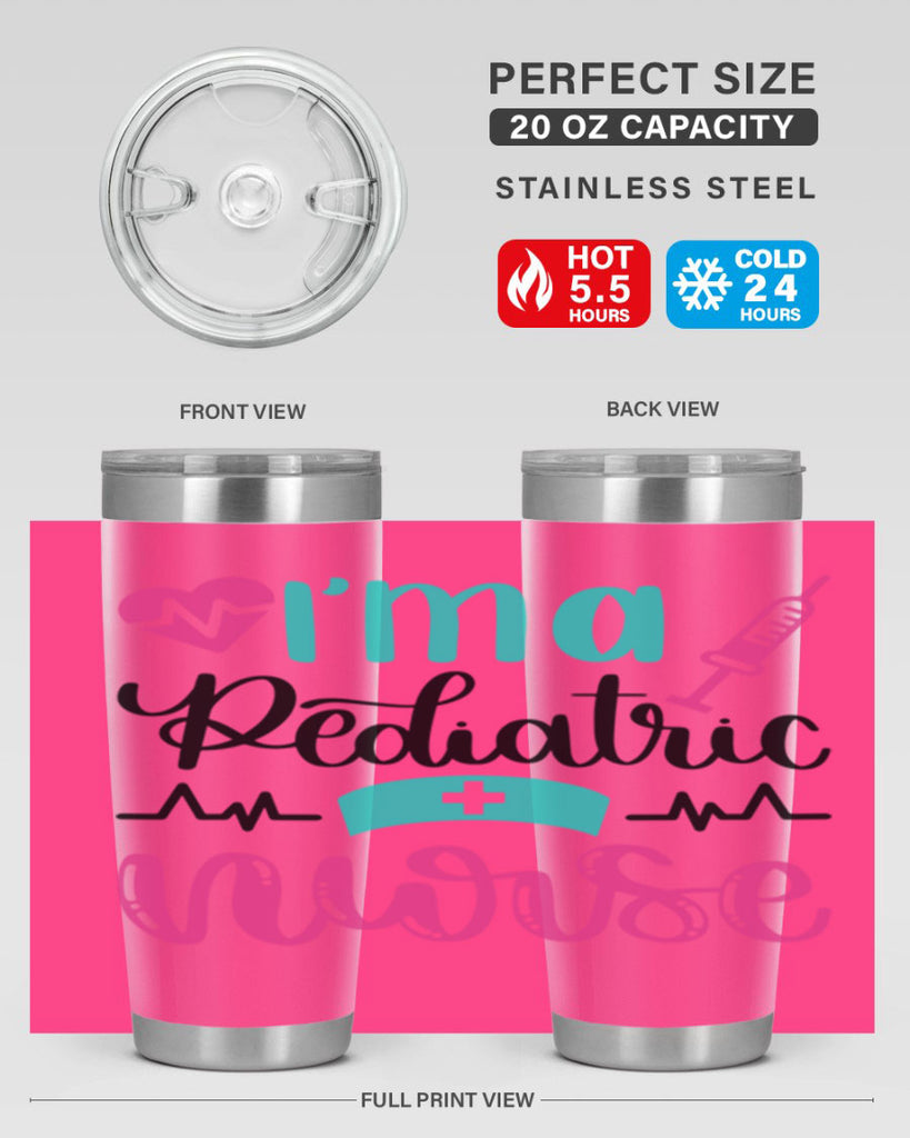 Im A Pediatric Nurse Style Style 155#- nurse- tumbler