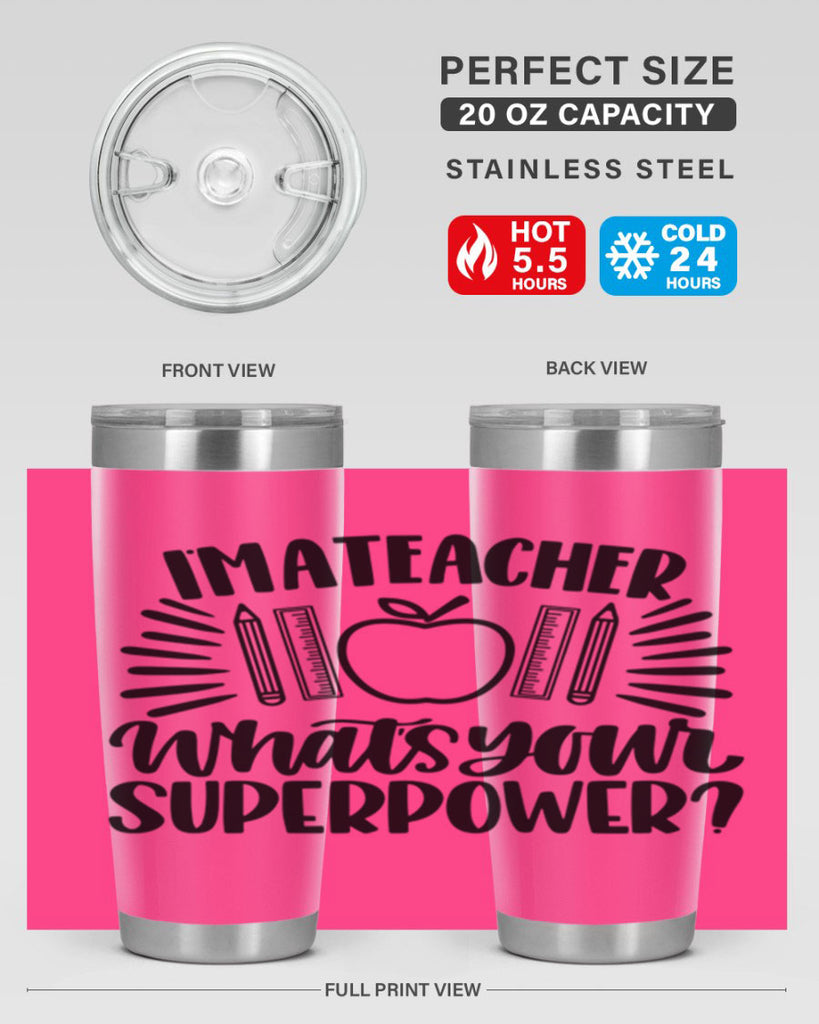 Im A Teacher Whats Your Style 72#- teacher- tumbler