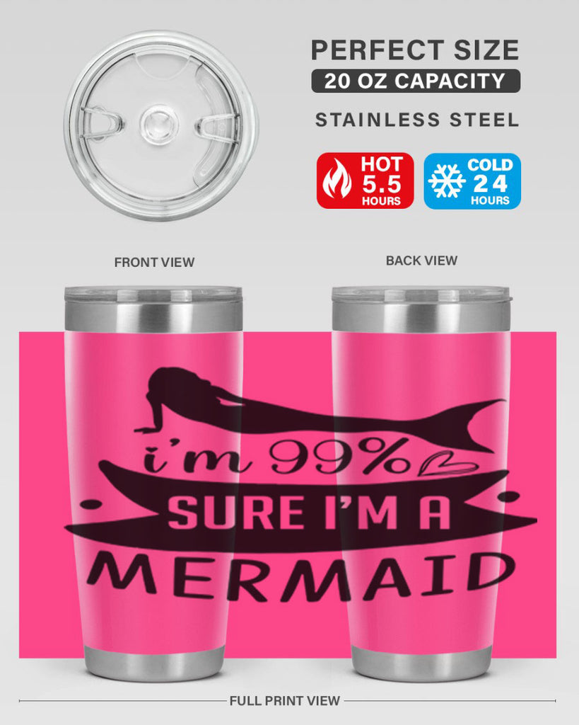 Im sure im a 248#- mermaid- Tumbler