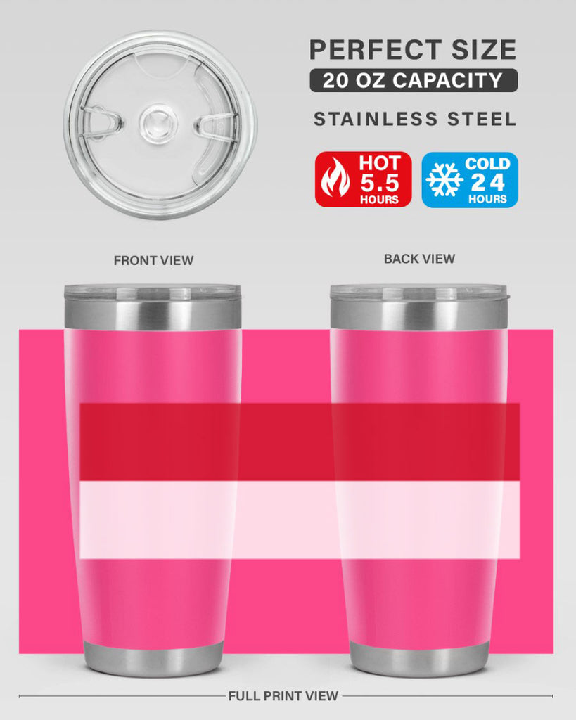 Indonesia 120#- world flags- Tumbler