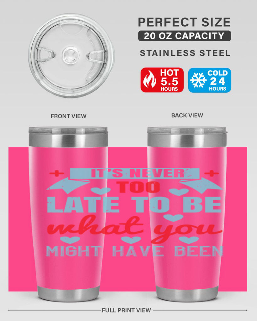 It’s never too late to be what you might have been Style 303#- nurse- tumbler