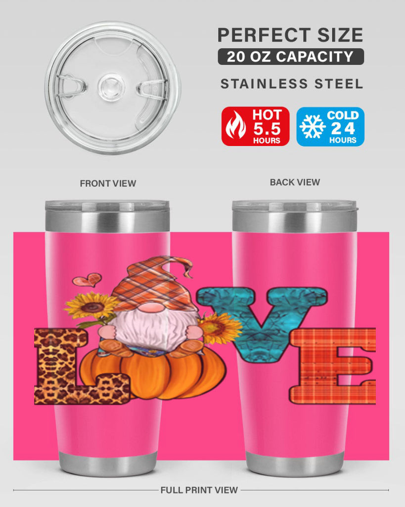 LOVEFallGnome 417#- fall- Tumbler
