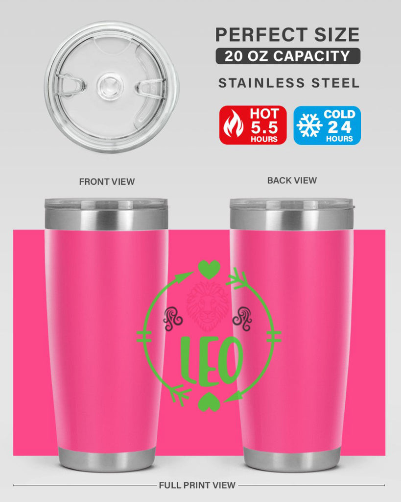 Leo 283#- zodiac- Tumbler