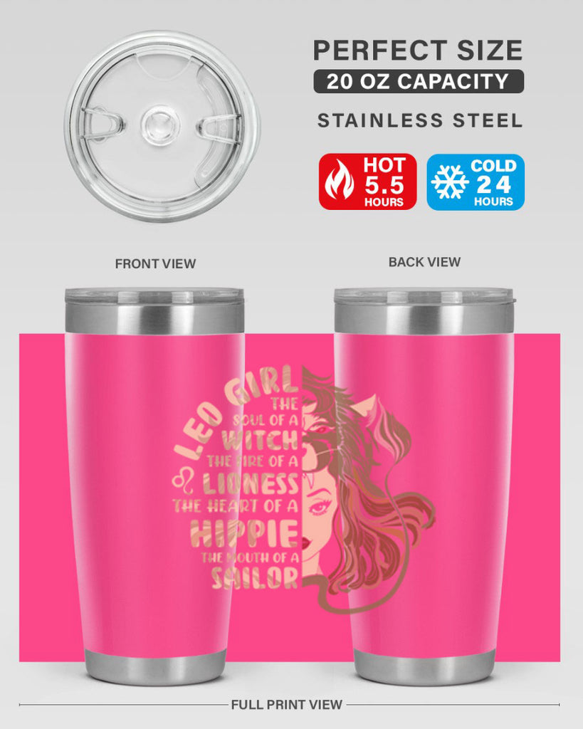 Leo girl 289#- zodiac- Tumbler