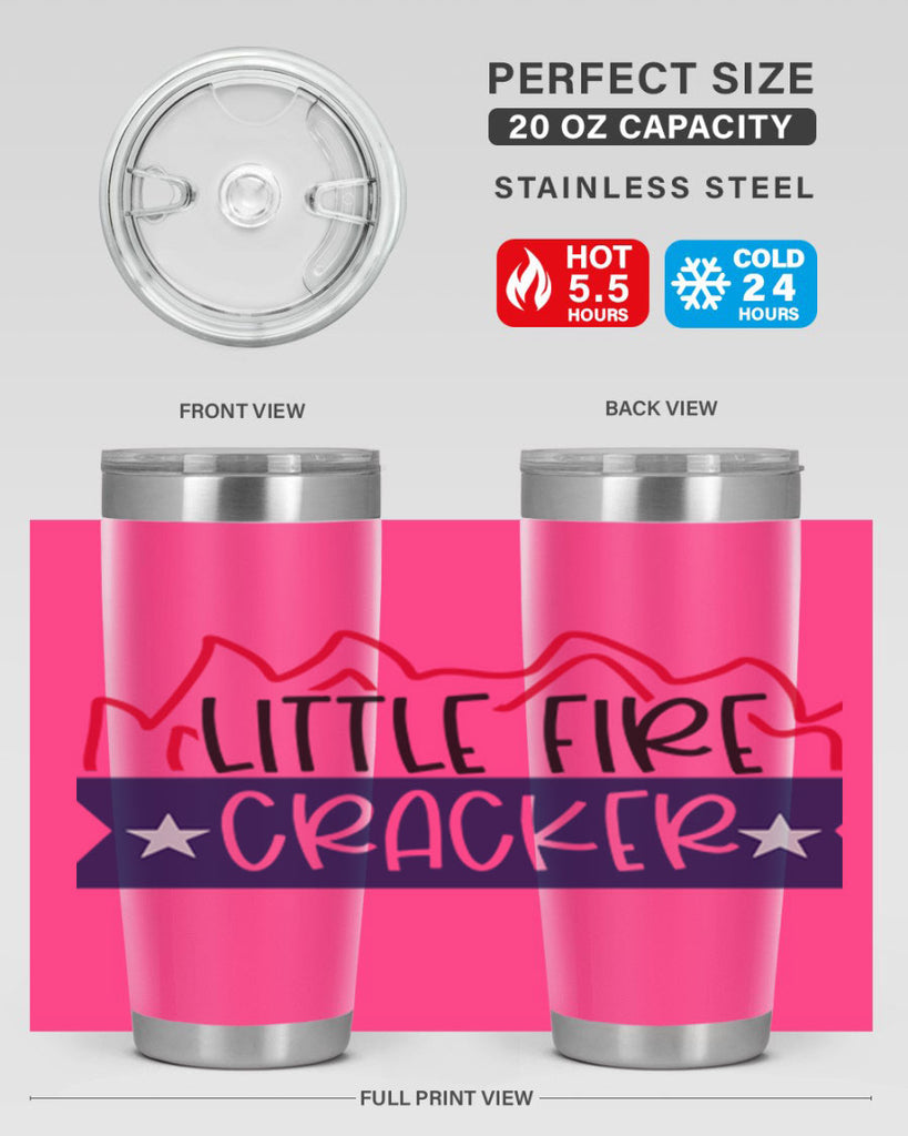 Little Fire Cracker Style 161#- Fourt Of July- Tumbler