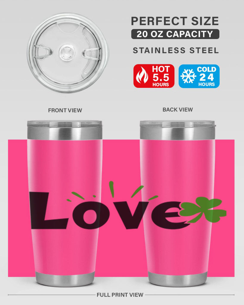 Love Style 152#- St Patricks Day- Tumbler