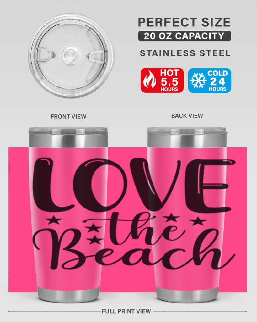 Love The Beach 305#- mermaid- Tumbler