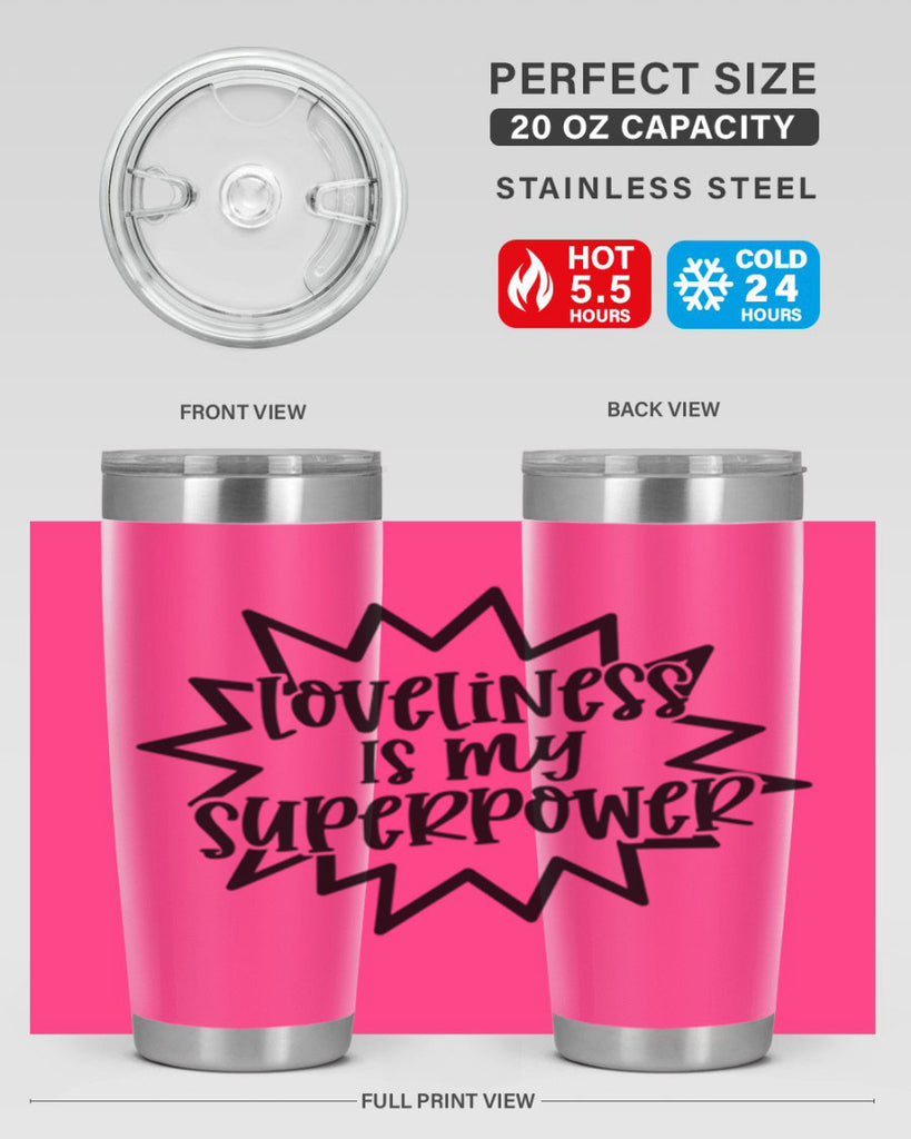 Loveliness Is My Superpower Style 53#- baby- tumbler