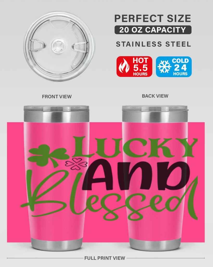 Lucky And Blessed Style 151#- St Patricks Day- Tumbler