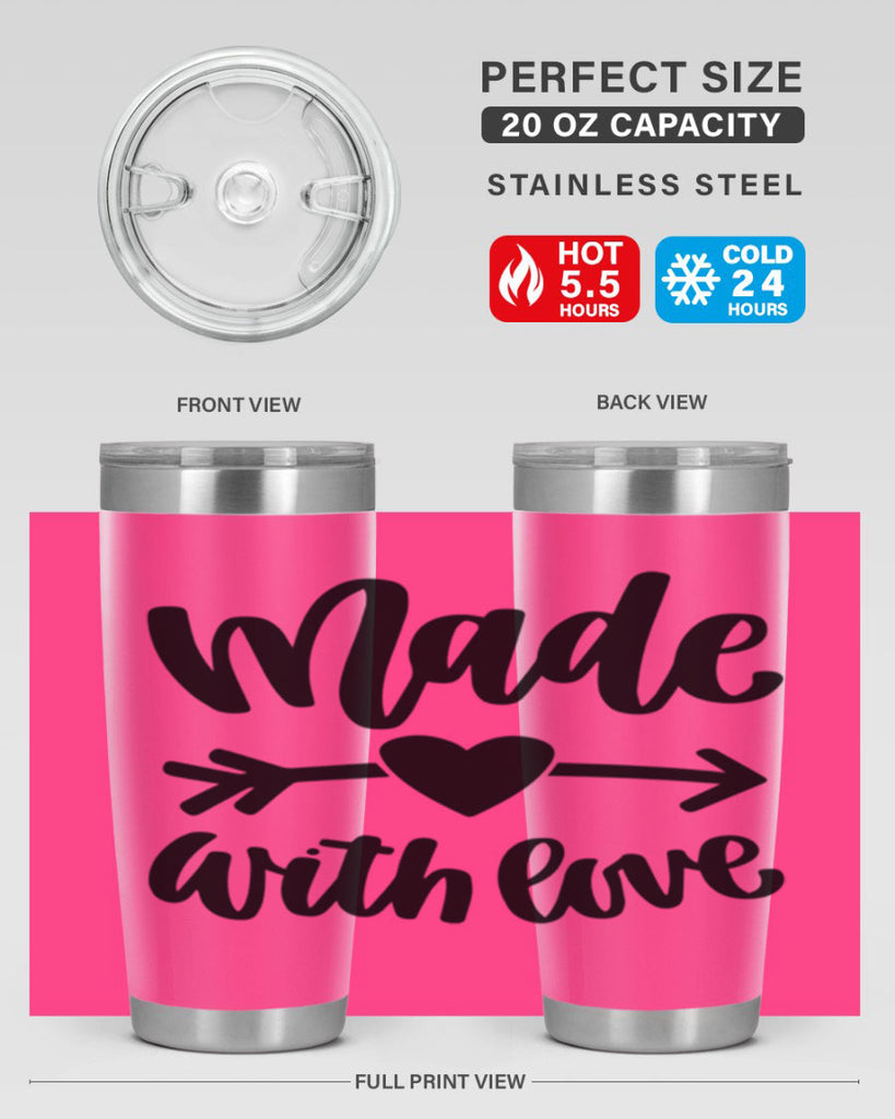 Made With Love Style 52#- baby- tumbler