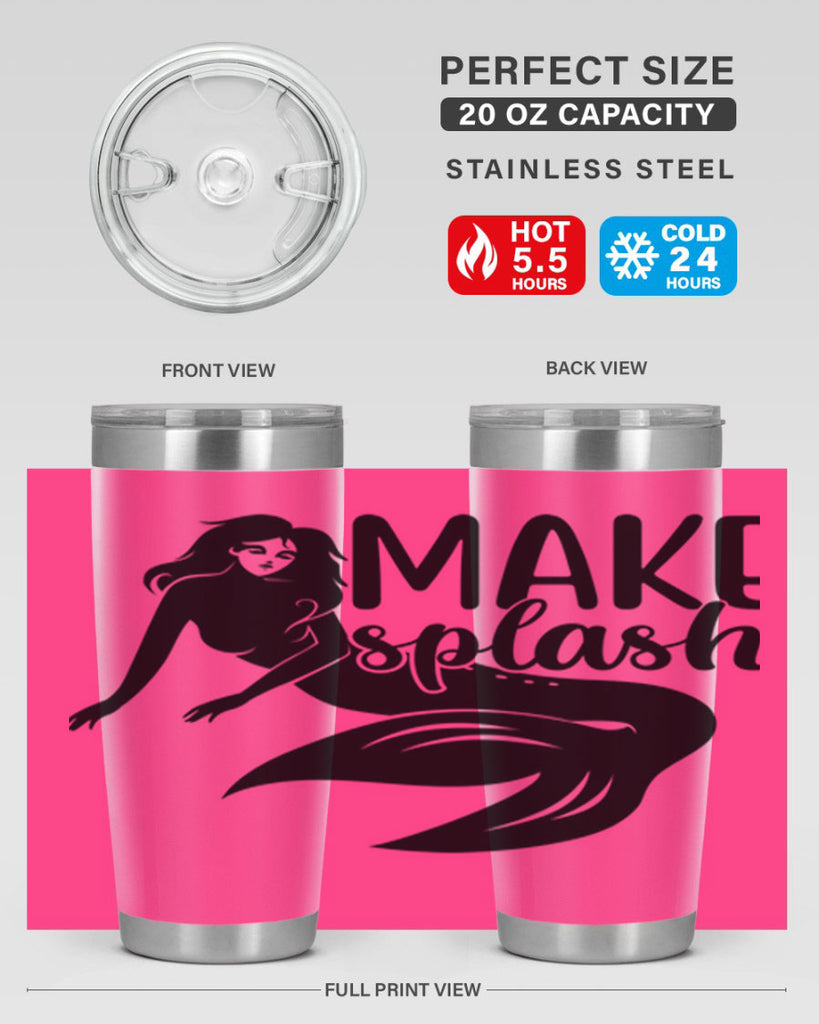 Make splash 315#- mermaid- Tumbler