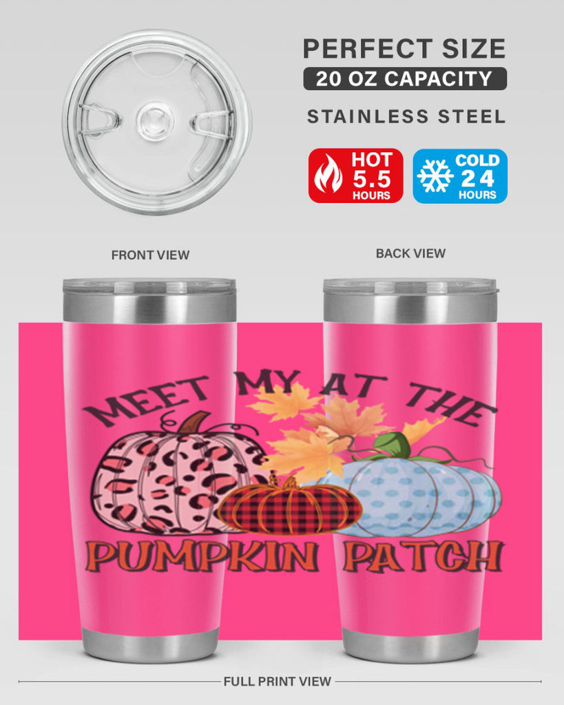 Meet My at the Pumpkin Patch 425#- fall- Tumbler