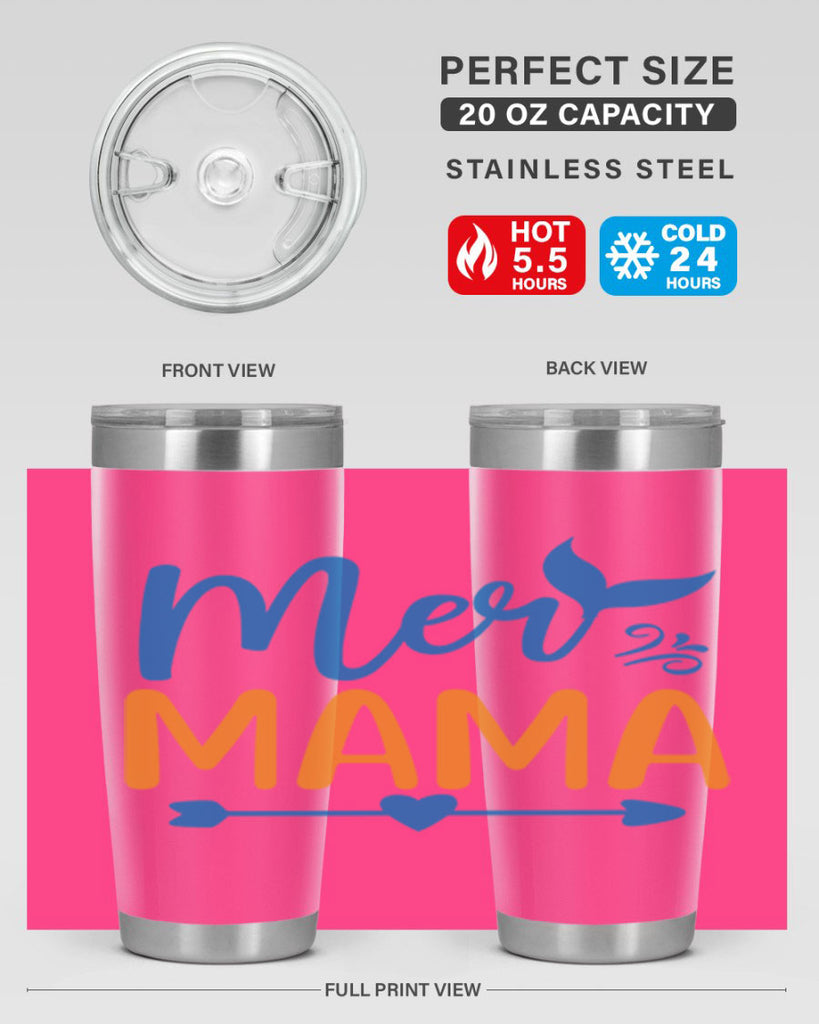 Mer Mama 330#- mermaid- Tumbler