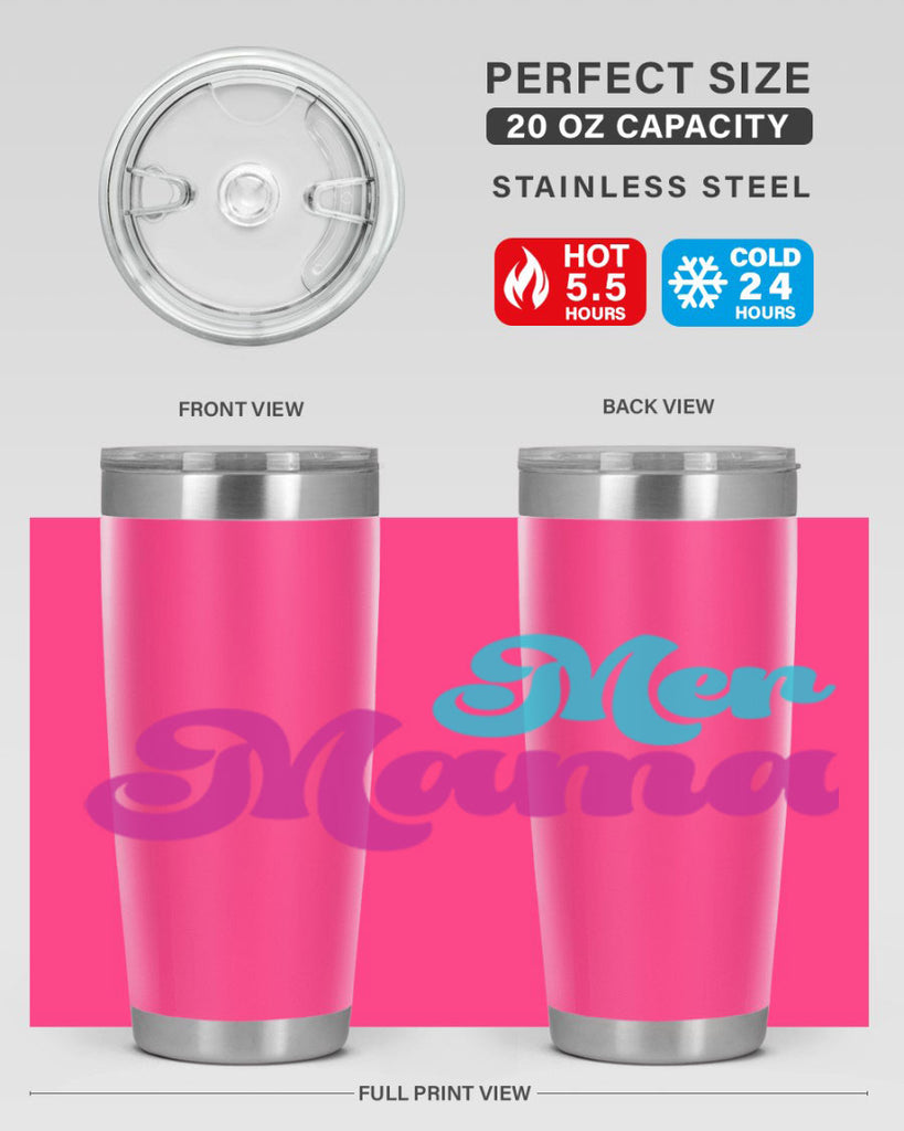 Mer Mama 334#- mermaid- Tumbler