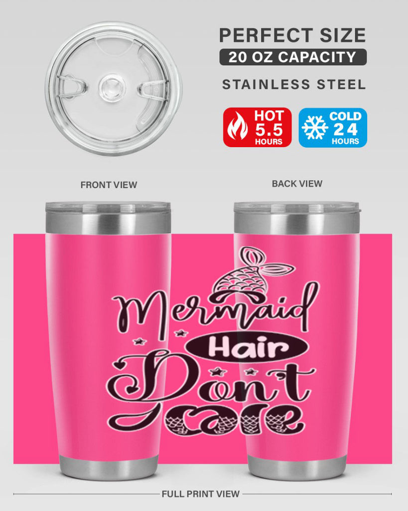 Mermaid Hair Dont Care 407#- mermaid- Tumbler